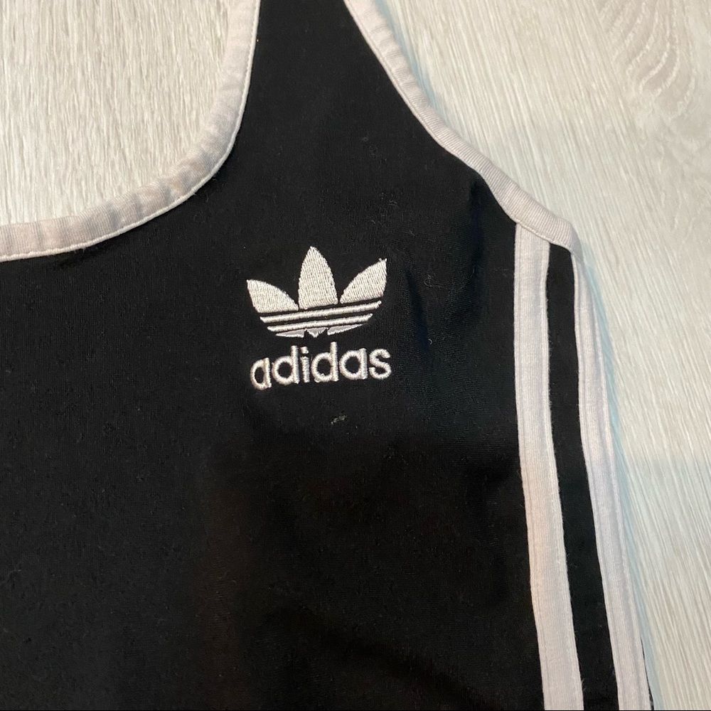 Adidas Originals 3-Stripes Bodysuit Black Large - Picture 5 of 11